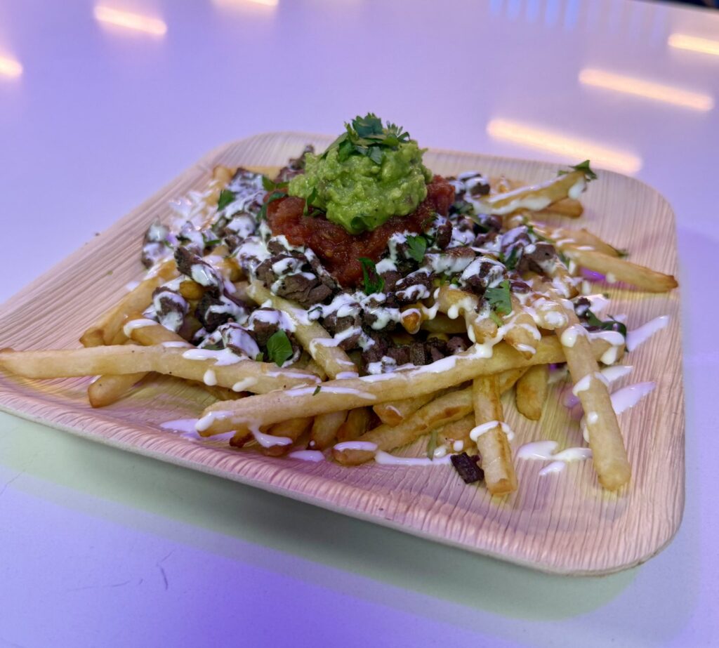 Carne asada loaded fries at Checkpoint Kitchen