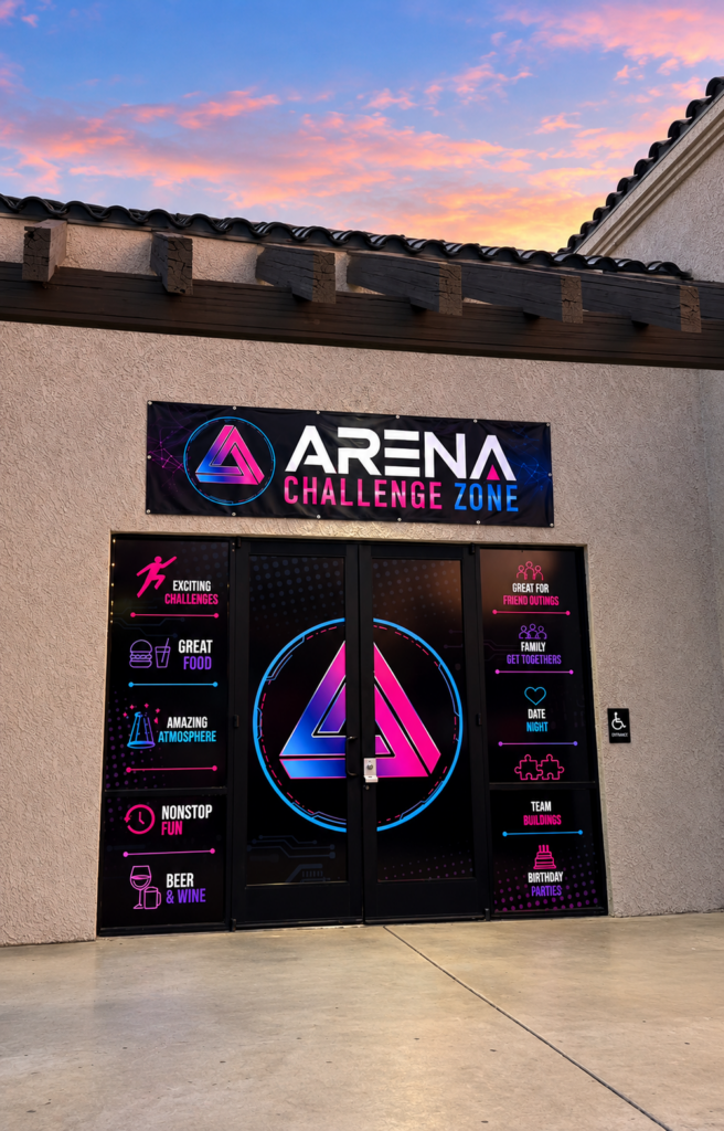 Entrance to The Arena Challenge Zone, home of Checkpoint Kitchen