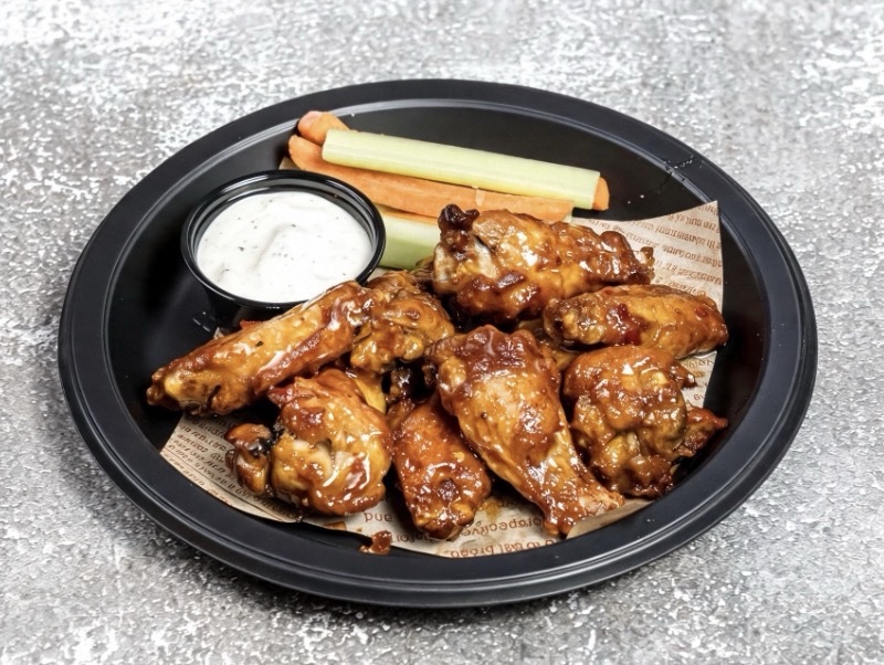 Crispy wings at Checkpoint Kitchen